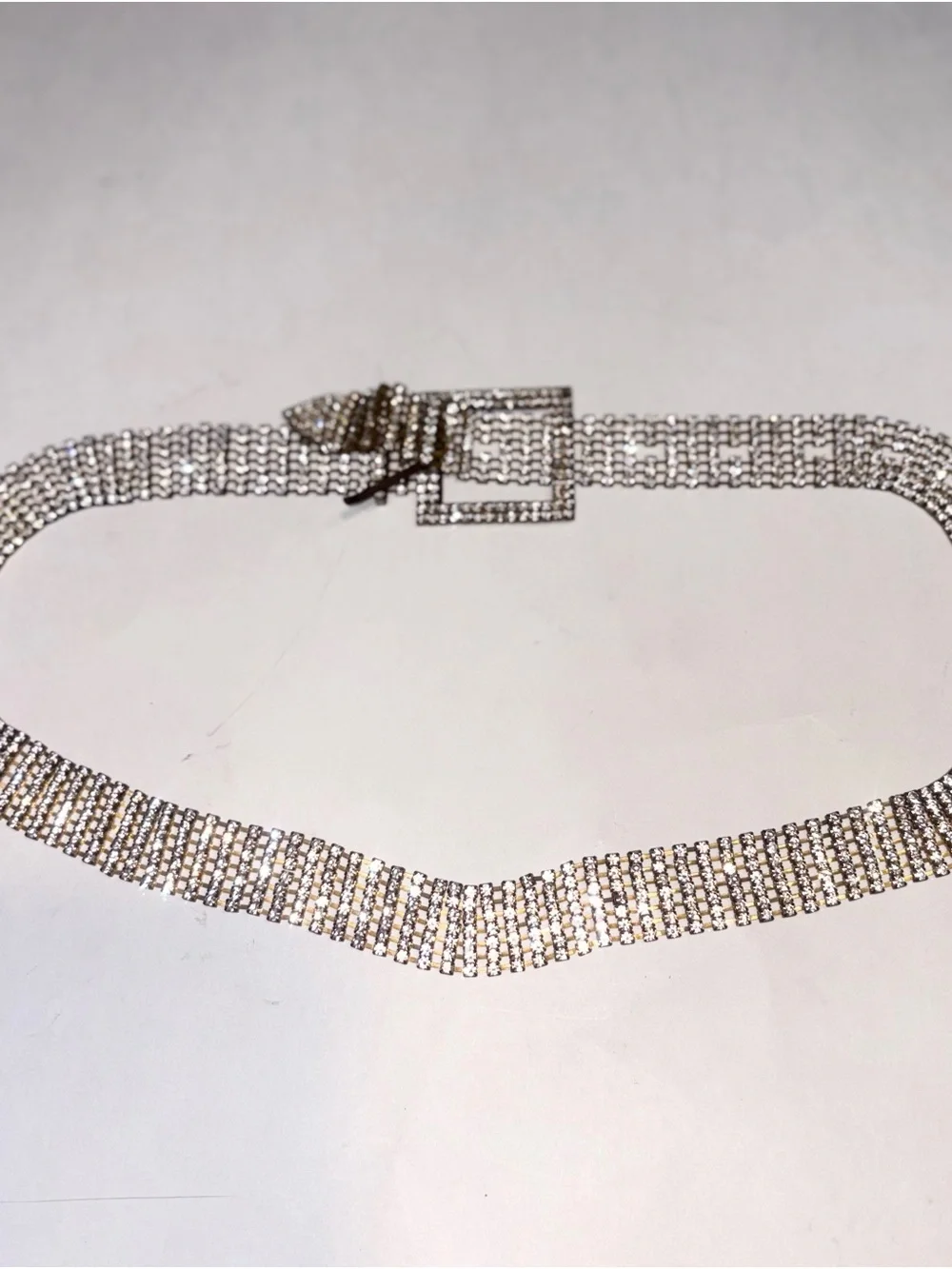 Gold style Rhinestone belt sparkle party 40”
